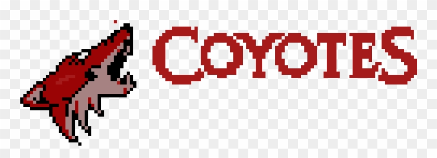 coyote clipart pixel