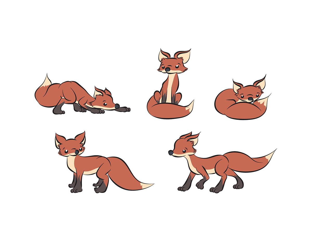 coyote clipart red fox