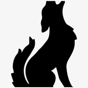 coyote clipart silhouette
