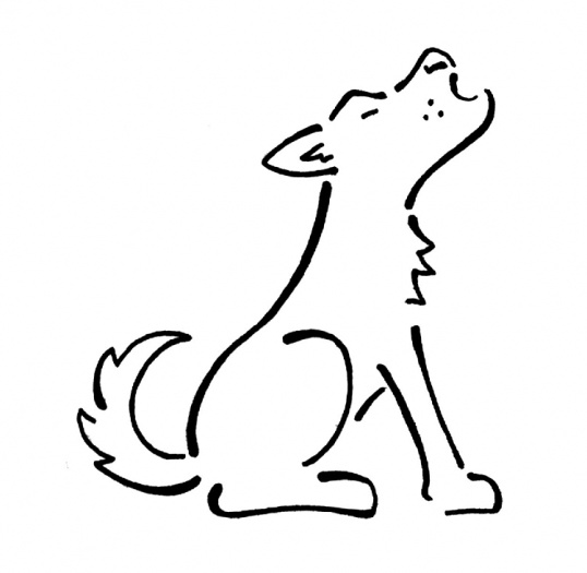 coyote clipart simple