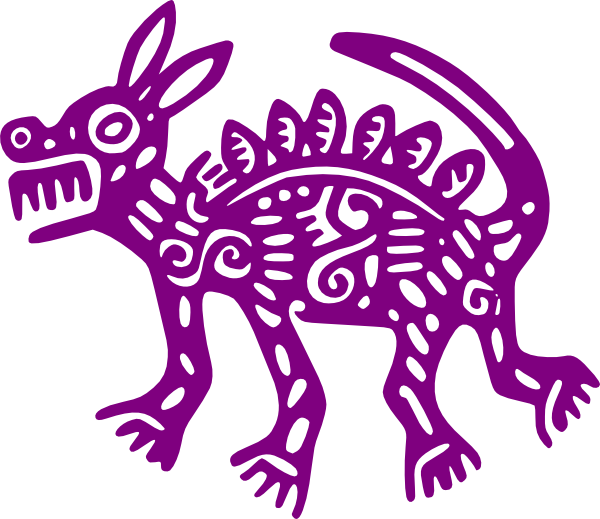 Coyote clip art at. Mexico clipart ancient