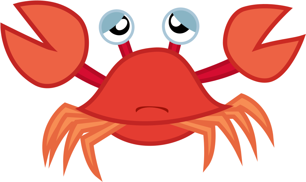 crab clipart big red