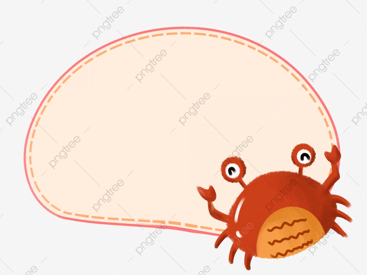 crab clipart border