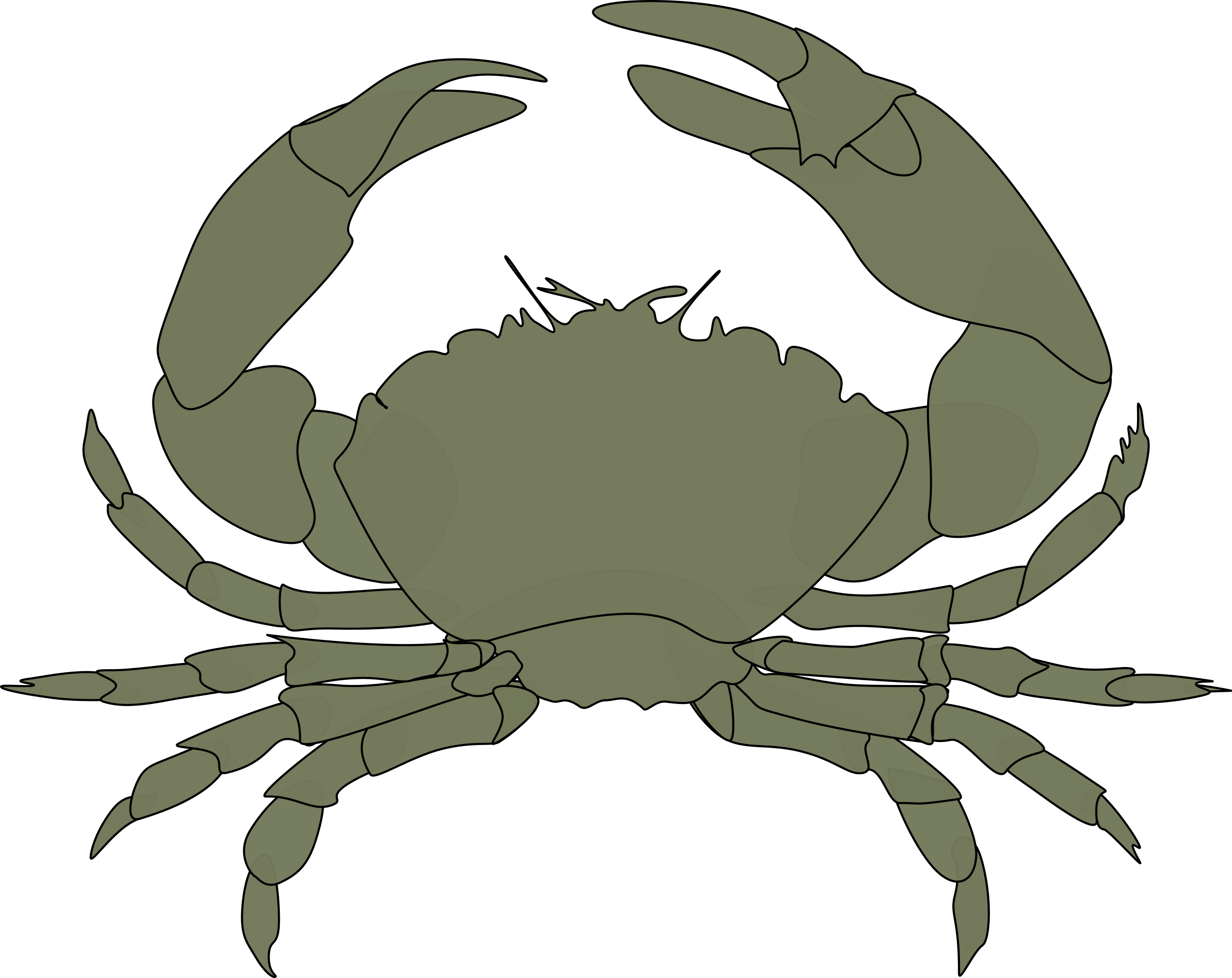 Crabs green