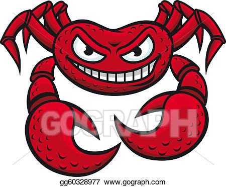 crabs clipart angry