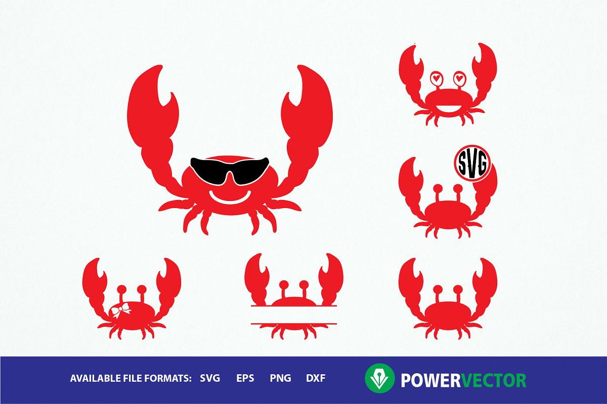 Crab clipart description. Red svg dxf eps