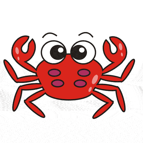 crabs clipart red animal