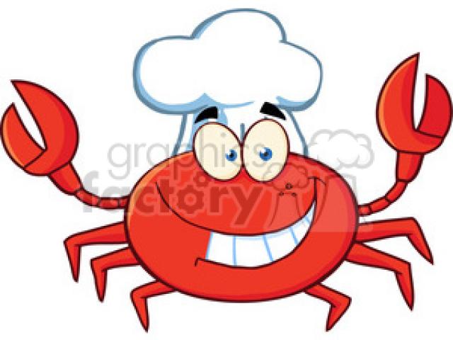 crab clipart dinner