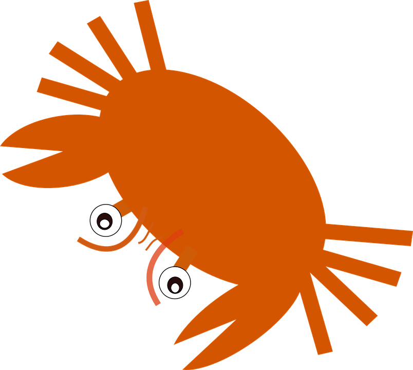 crawfish clipart cartoon
