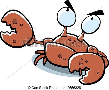 crab clipart grumpy