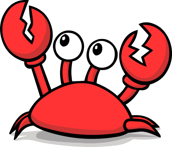 crabs clipart grumpy