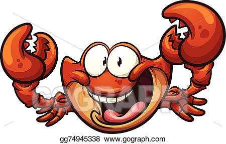 crab clipart happy crab