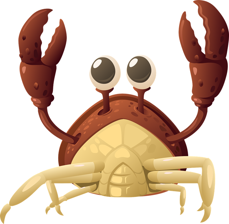 crab clipart jellyfish