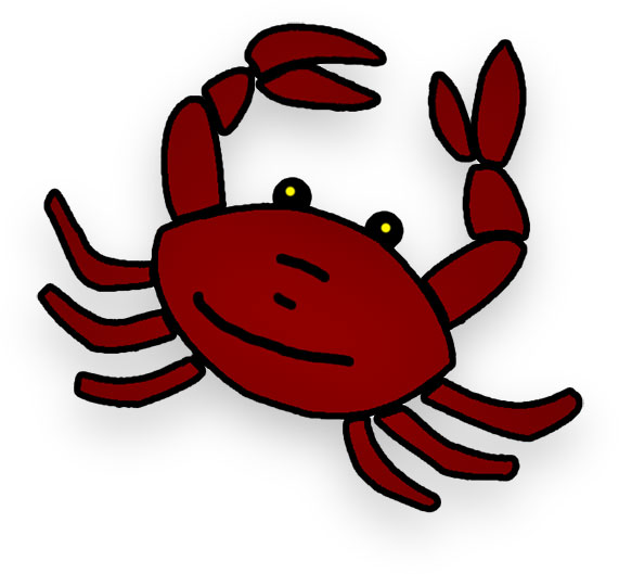 crab clipart little