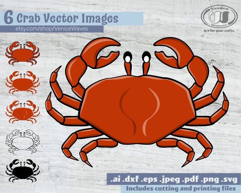 crab clipart pdf