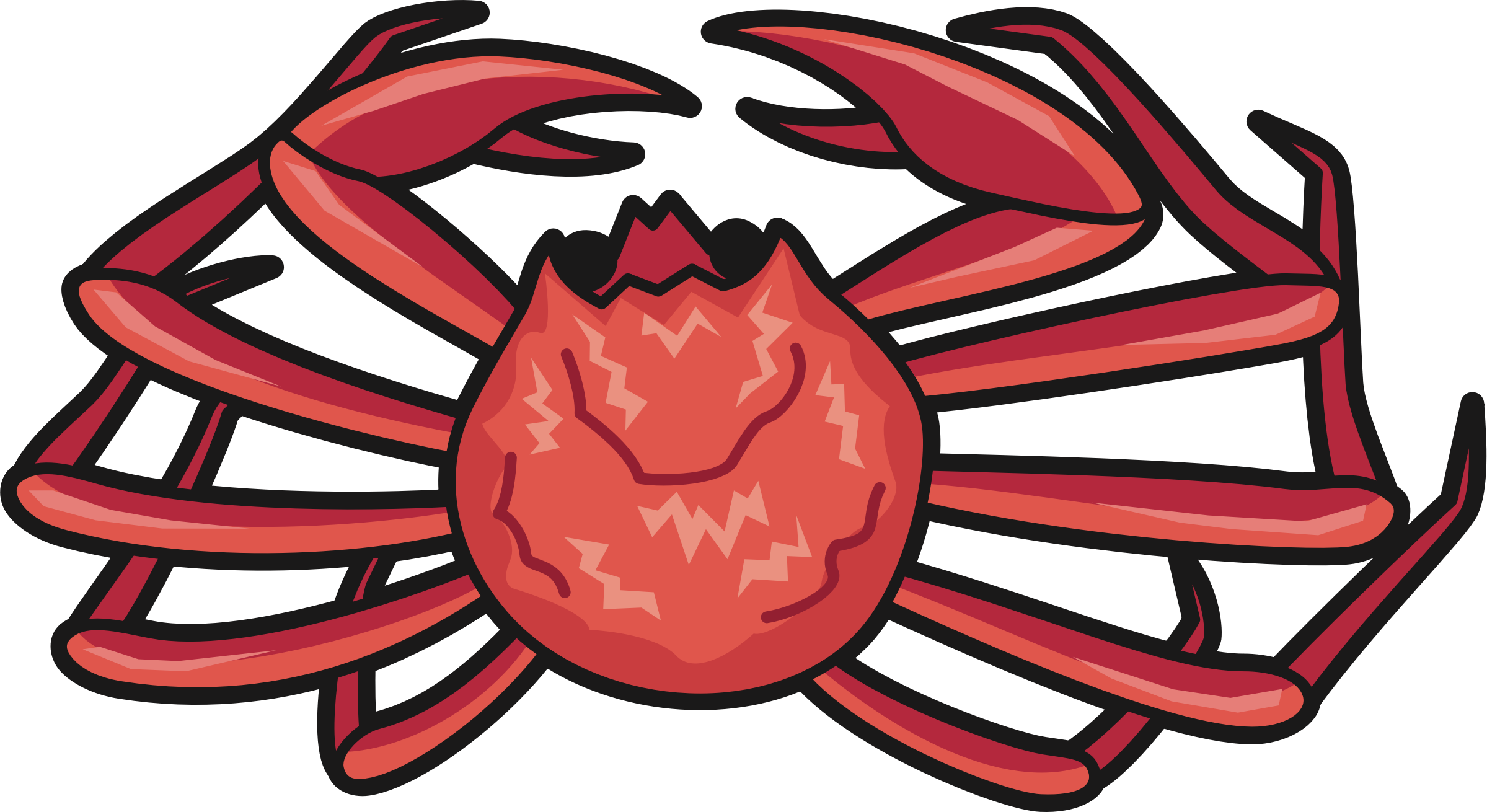 crabs clipart evil
