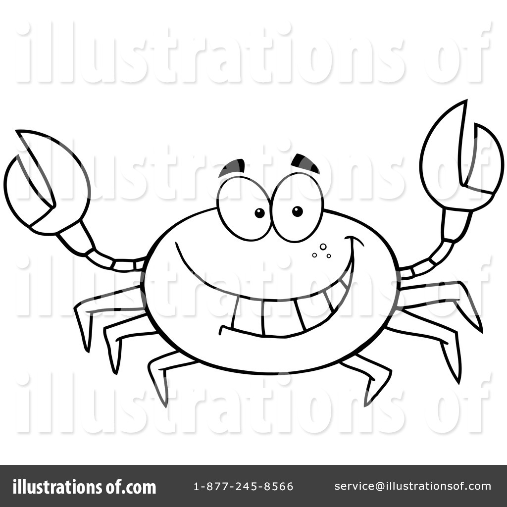 crab clipart toon
