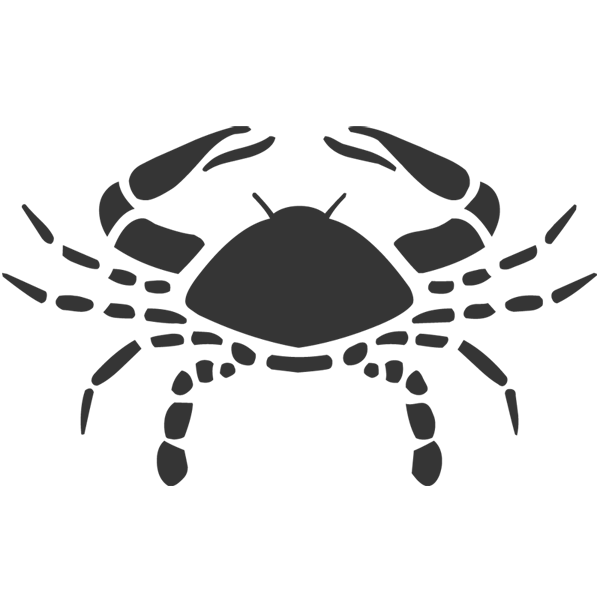 Customsiliconewristbands and exclusive merchandise. Crabs clipart silhouette