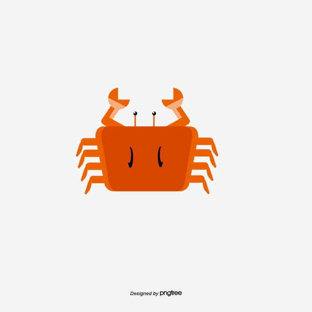 crab clipart vector
