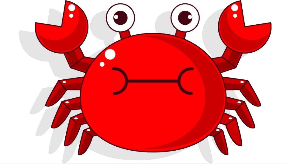 crabs clipart big red