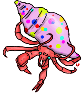 Crabs clipart carb. Crazy handprint clip art
