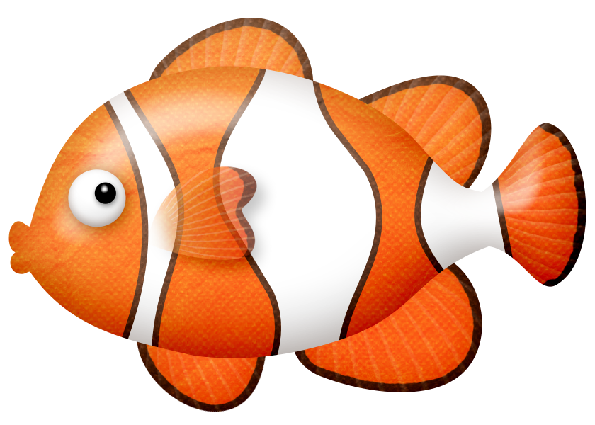 goldfish clipart clown fish