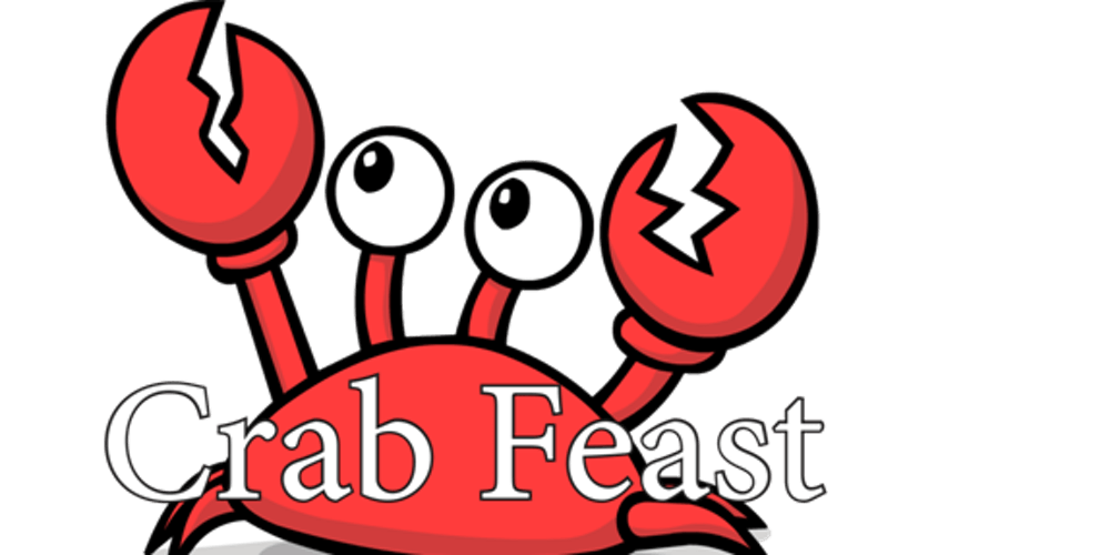 Cag annual crab tickets. Feast clipart family event
