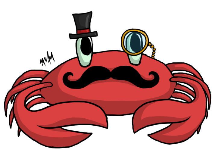 Dinner clipart crab. Fancy by calicokitties on