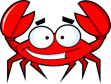 crabs clipart happy crab