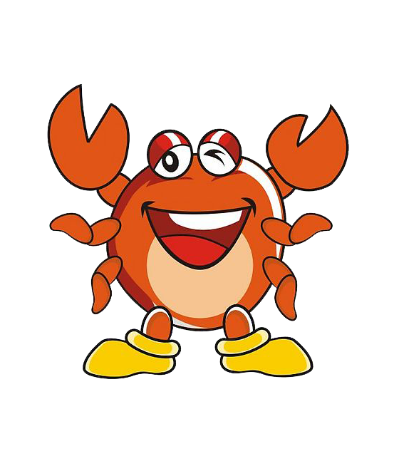crabs clipart happy crab