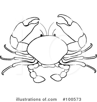 Crab by pams . Crabs clipart illustration