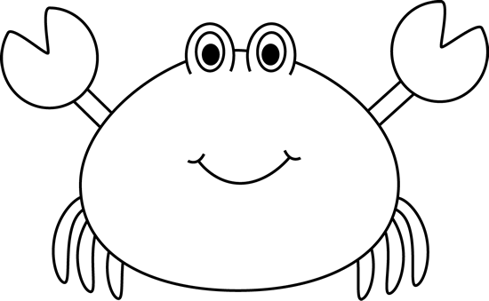 crabs clipart outline