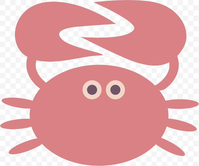 crabs clipart pink crab