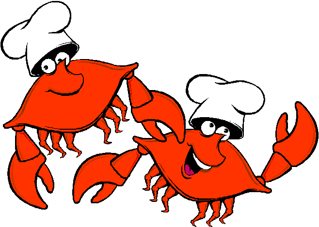 Bill and nancy glass. Dinner clipart crab