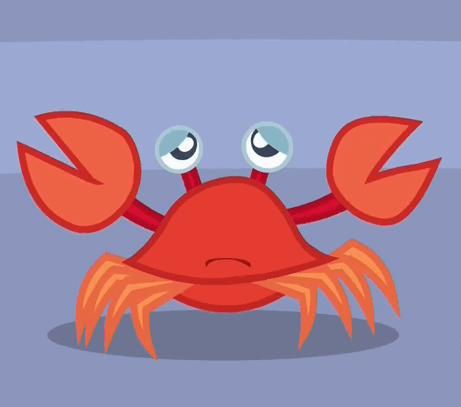 crabs clipart sad crab