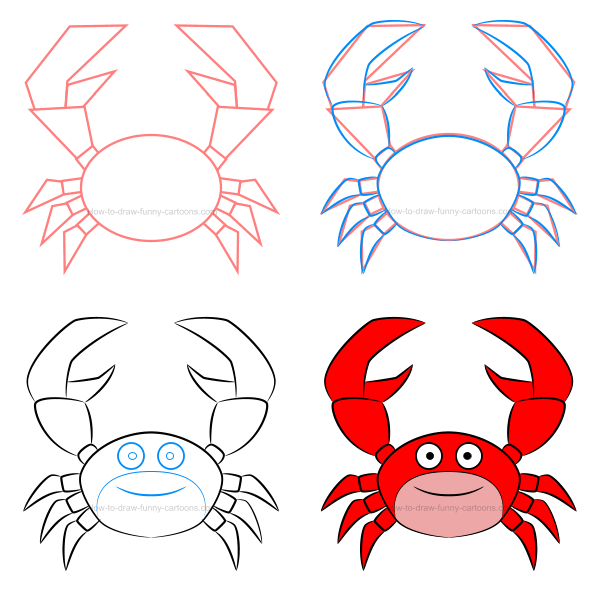 crabs clipart simple