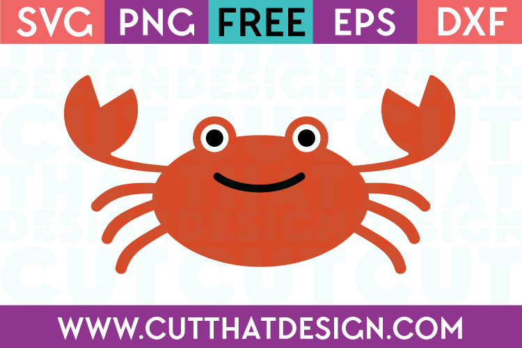 Files happy crab design. Crabs clipart svg free