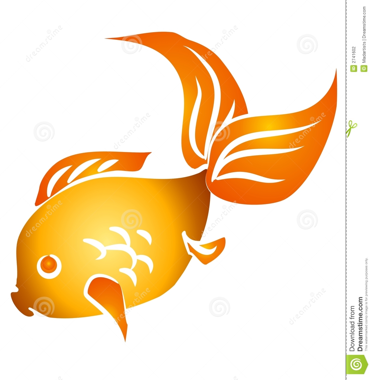 cracker clipart golden fish