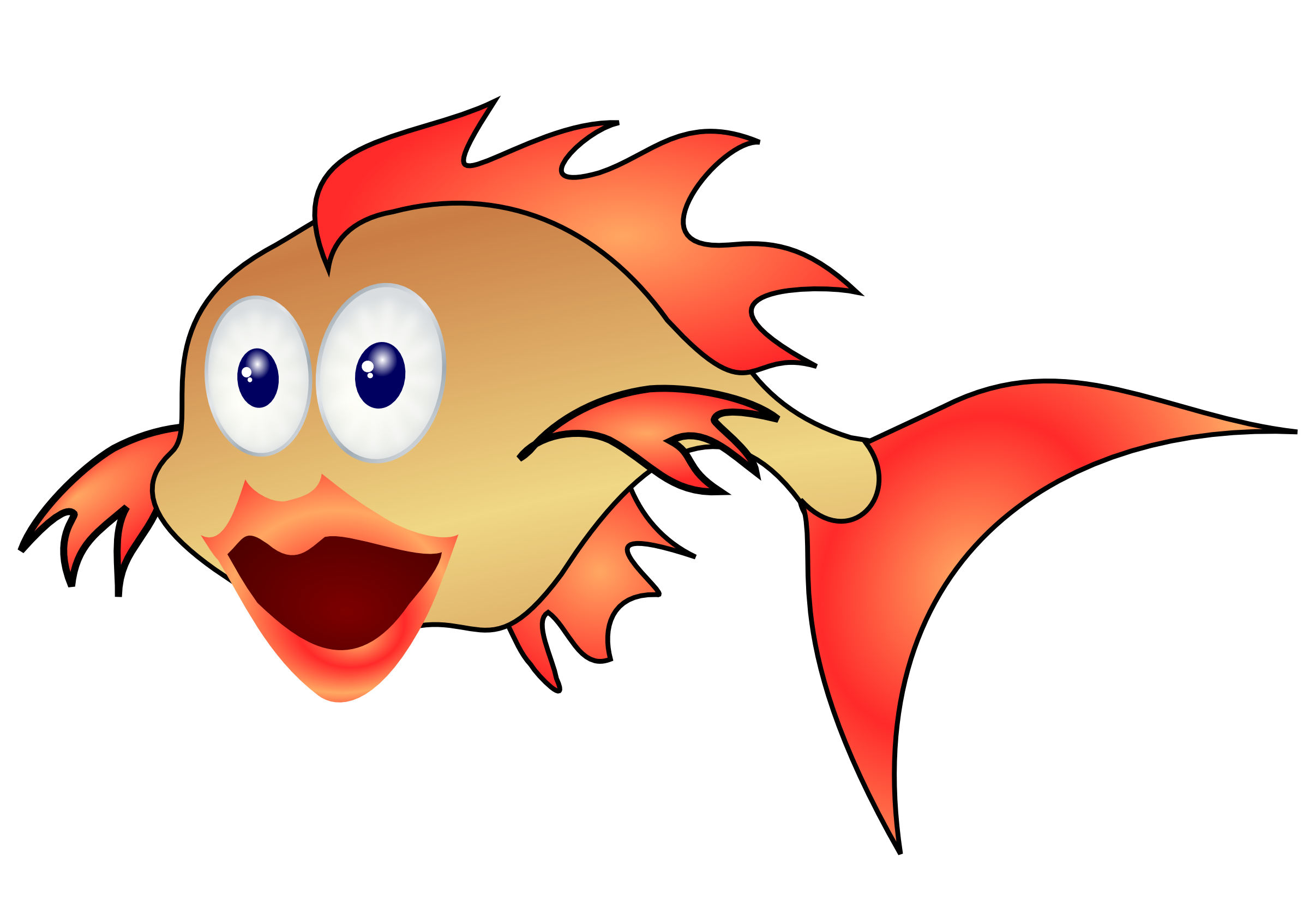 Nemo clipart fish head. Goldfish crackers panda free