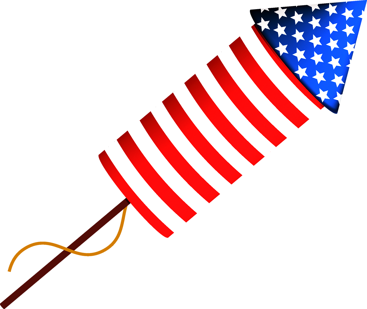 firework clipart flag