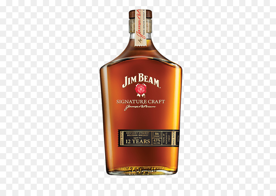 Jim beam signature bourbon. Craft clipart 12 year