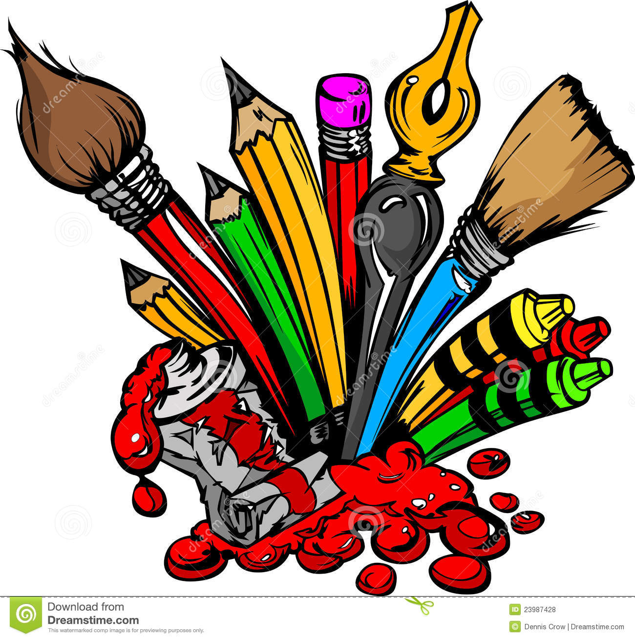 craft clipart different material
