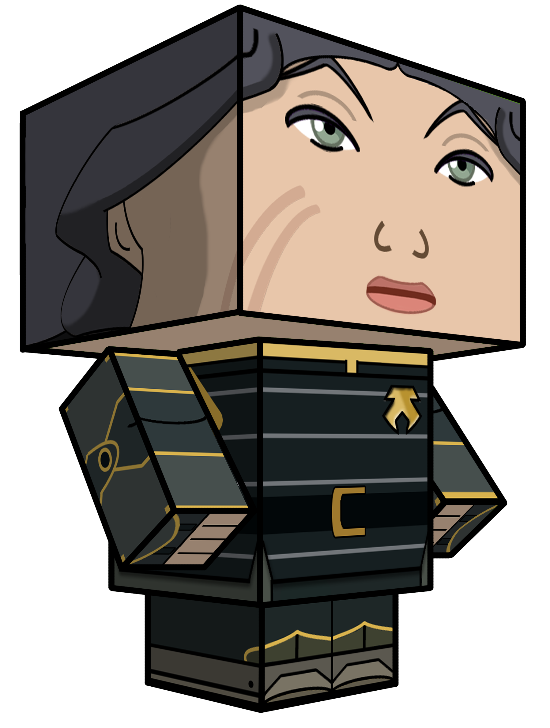 Craft clipart fun activity. Lin beifong as a