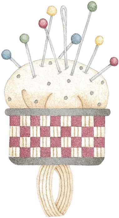 knitting clipart sewing basket
