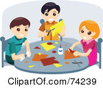 crafts clipart craft table