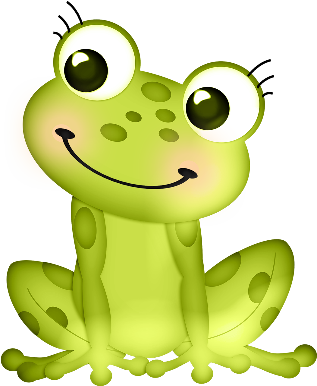 frog clipart template