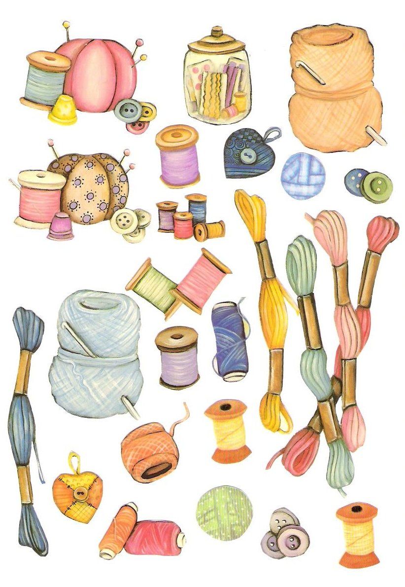 crafts clipart knitting sewing