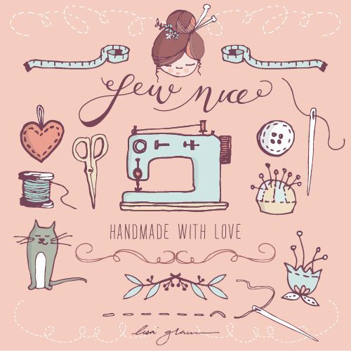 sewing clipart handmade craft