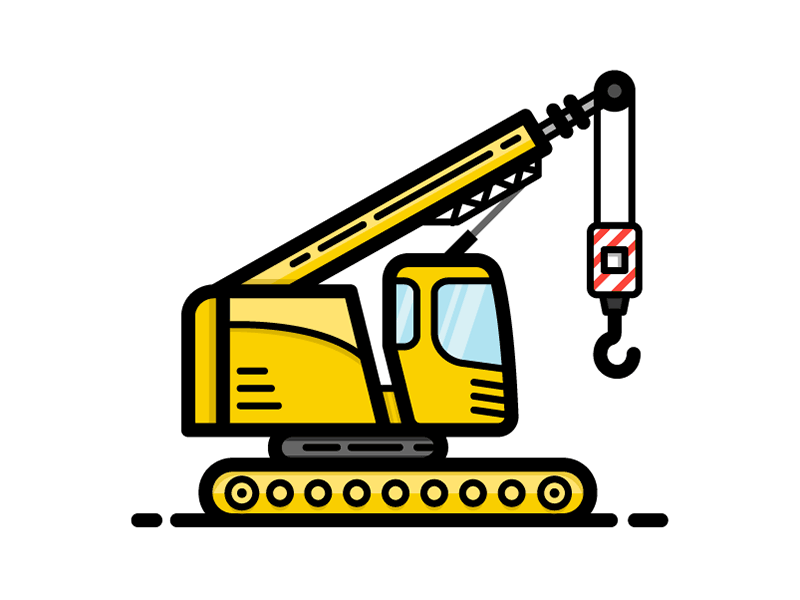 crane clipart construction logo