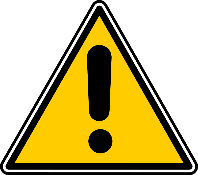 electrical clipart warning